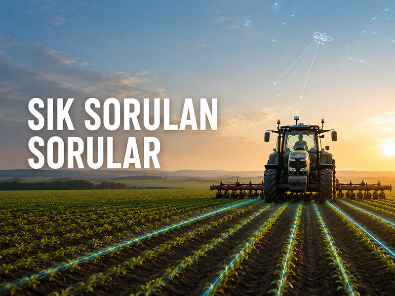 Uydu destekli traktör otomatik dümenleme hattı - GPS hassas tarım